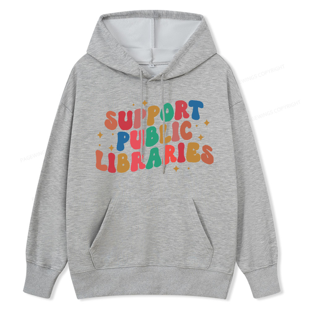 Pagewings Public Library Unisex Classic Hoodie