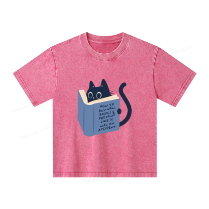 Pagewings How To Buy New Books Unisex Kids Washed T-shirt