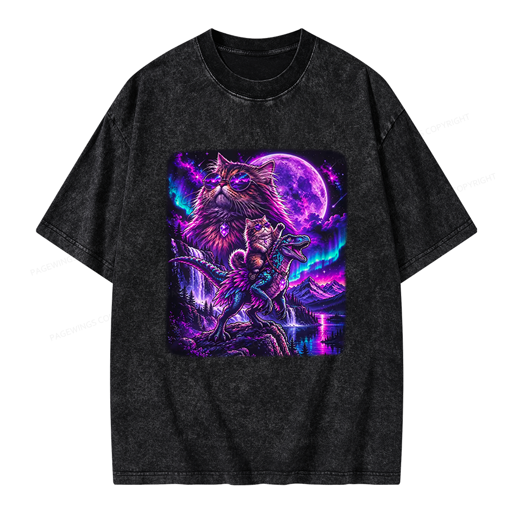 Pagewings Sci Fi Bookish Unisex Washed T-shirt
