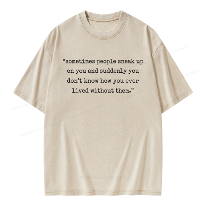 Pagewings Romance Reader Unisex Washed T-shirt