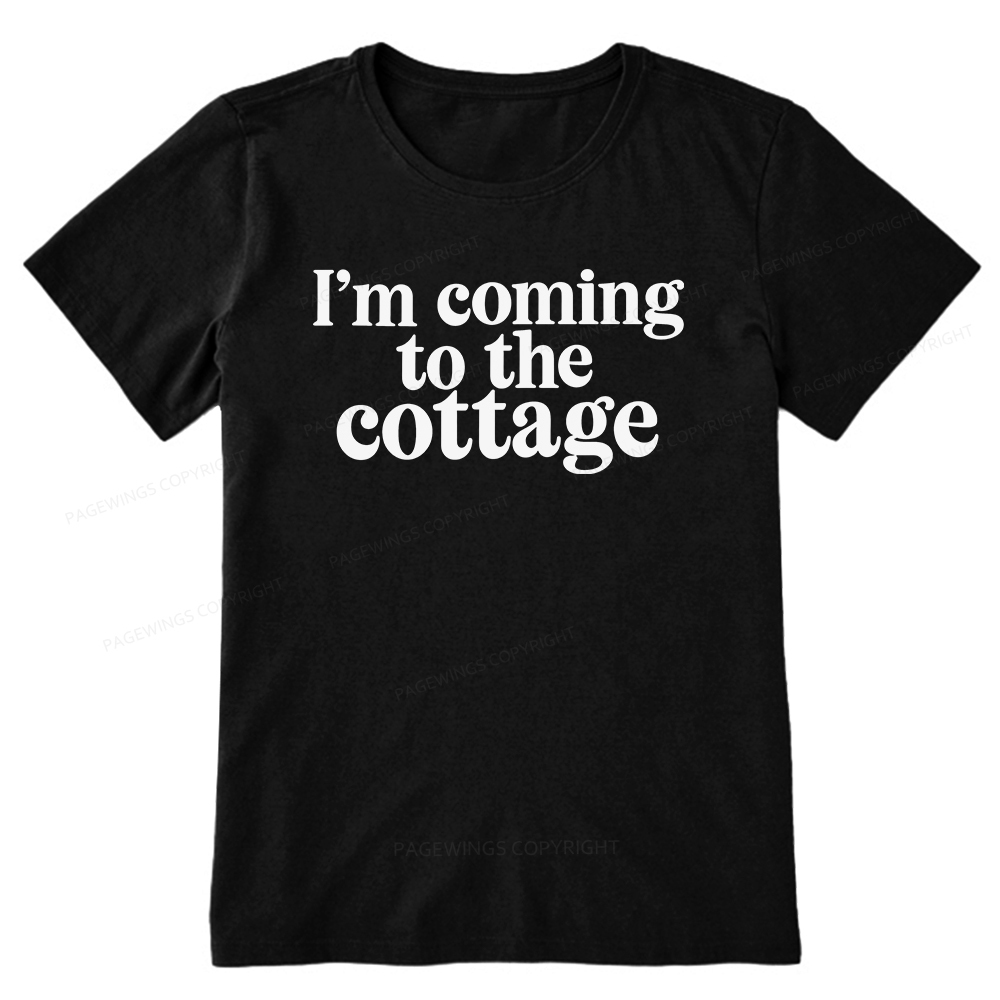 Pagewings I'm Coming To The Cottage Unisex Classic T-shirt