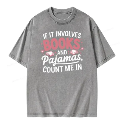 Pagewing  Lover Funny Book Reading Unisex Washed T-shirt