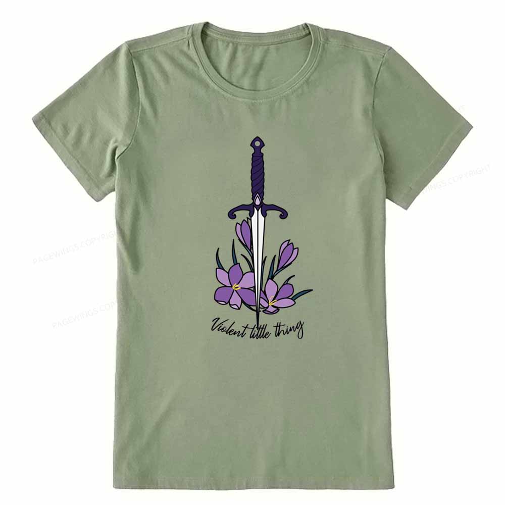 Pagewings ‘’Violent Little Thing" Fourth Wing MC Classic T-Shirt Unisex Classic T-shirt