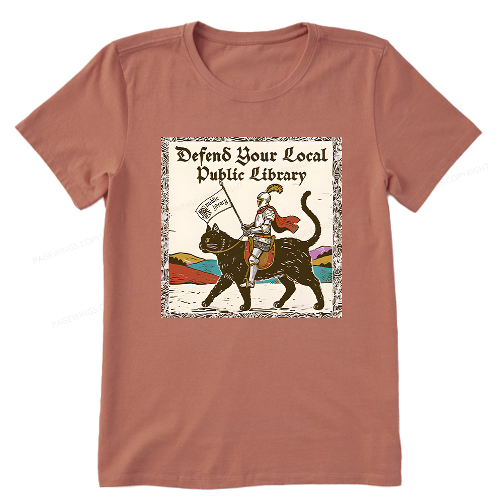 Pagewings Defend Your Local Public Library Unisex Classic T-shirt