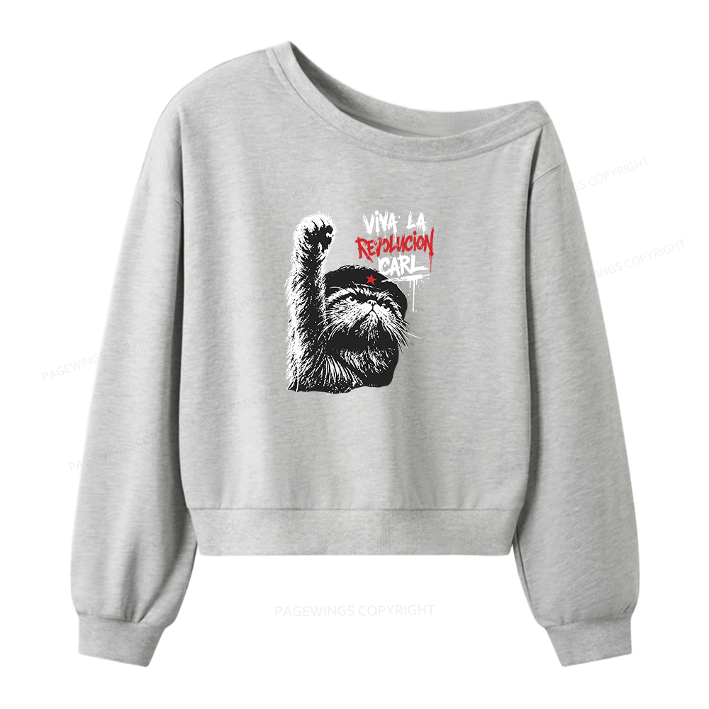Pagewings Sci Fi Lover Women Off Shoulder Sweatshirt