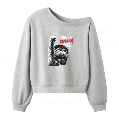 Pagewings Sci Fi Lover Women Off Shoulder Sweatshirt