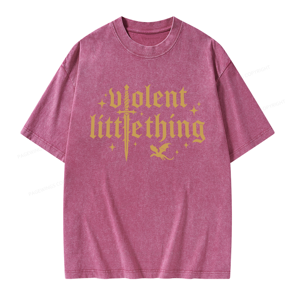 Pagewings Fantasy Reader Unisex Washed T-shirt