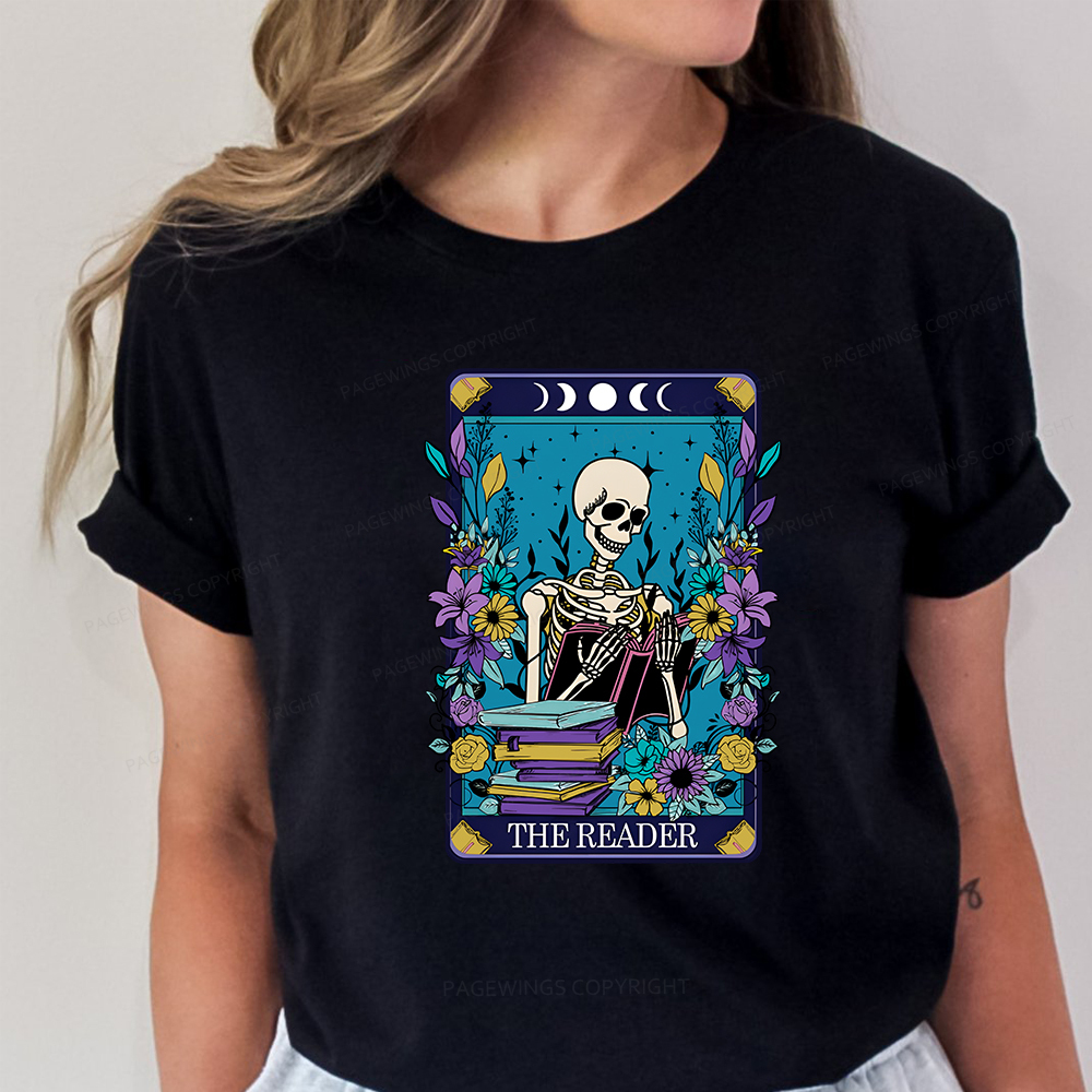 Pagewings The Reader Tarot Card Unisex Classic T-shirt
