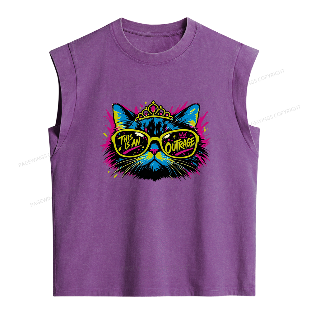 Pagewings Reader Without Their Book Women's Washed Tank Top