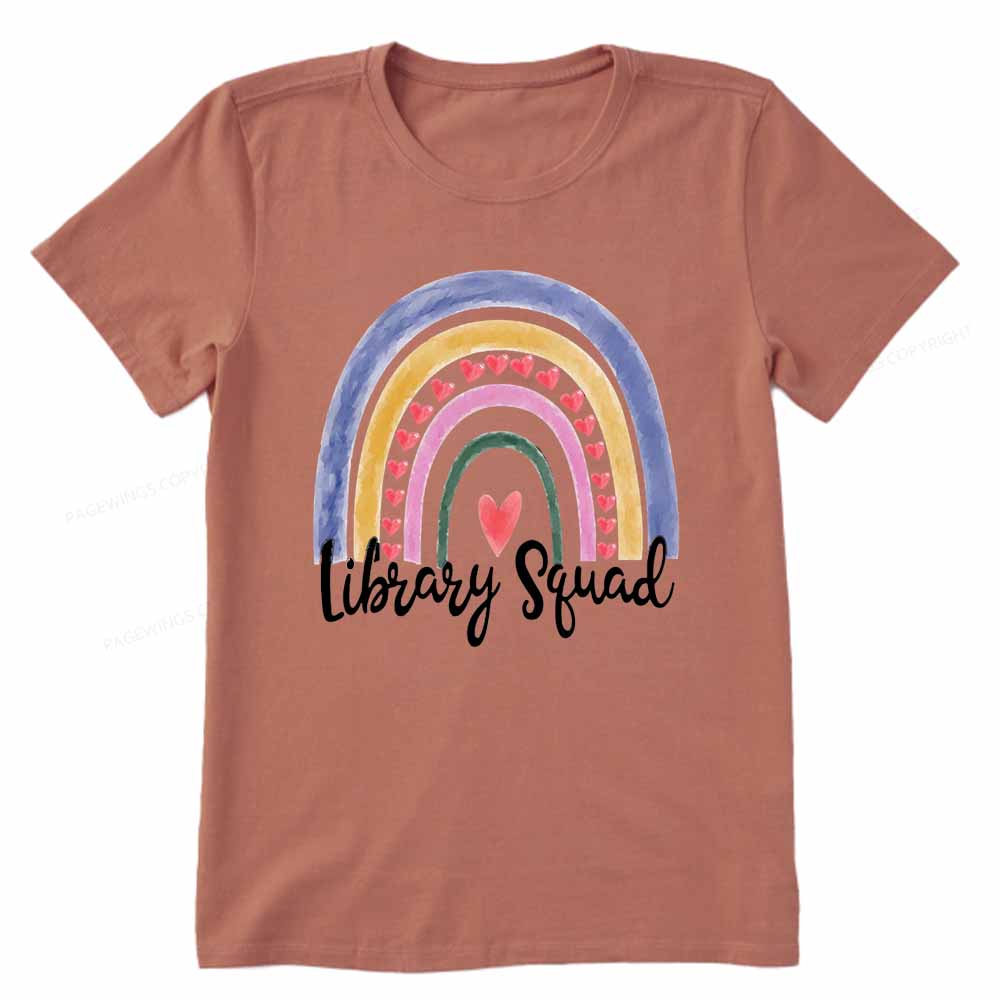 Pagewings Library Squad Shirt Unisex Classic T-shirt