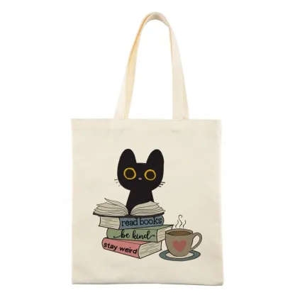 Pagewings Read Books Be Kind Stay Weird Tote Bag