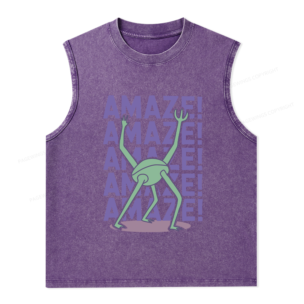 Pagewings Rocky Amaze Unisex Washed Tank Top