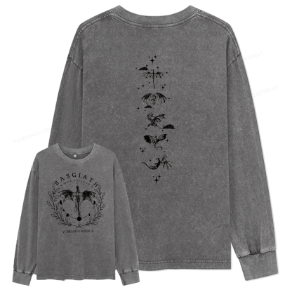 Pagewings Fantasy Team Unisex Washed Long Sleeve T-shirt