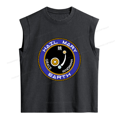 Pagewings Mission Patch Women's Washed Tank Top