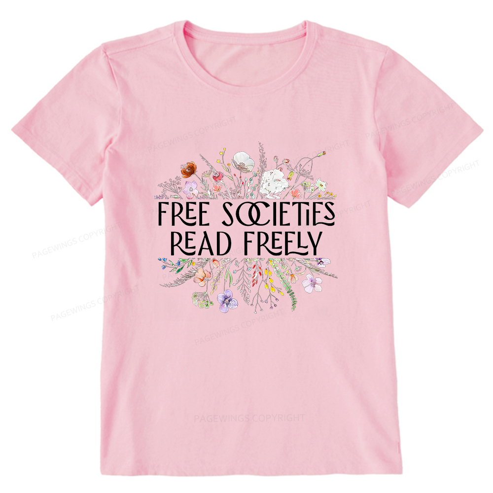 Pagewings Free Societies Read Freely Unisex Classic T-shirt