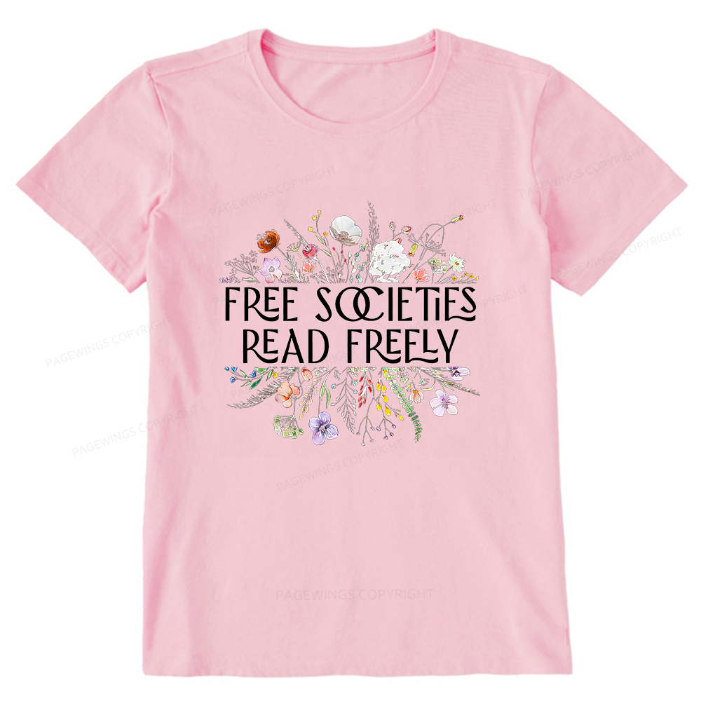 Pagewings Free Societies Read Freely Unisex Classic T-shirt