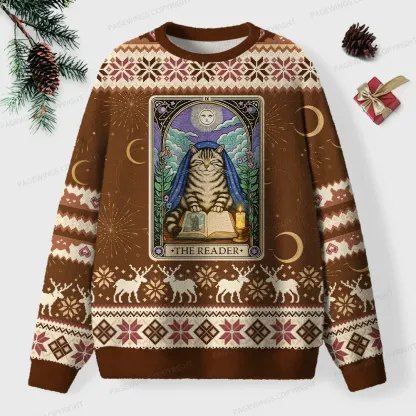 Pagewings The Reader Unisex Ugly Knit Sweatshirt