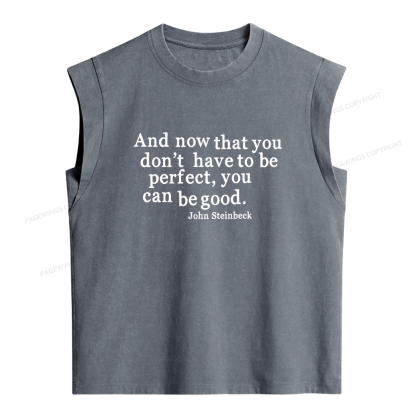 Pagewings Vintage Quote Women's Washed Tank Top