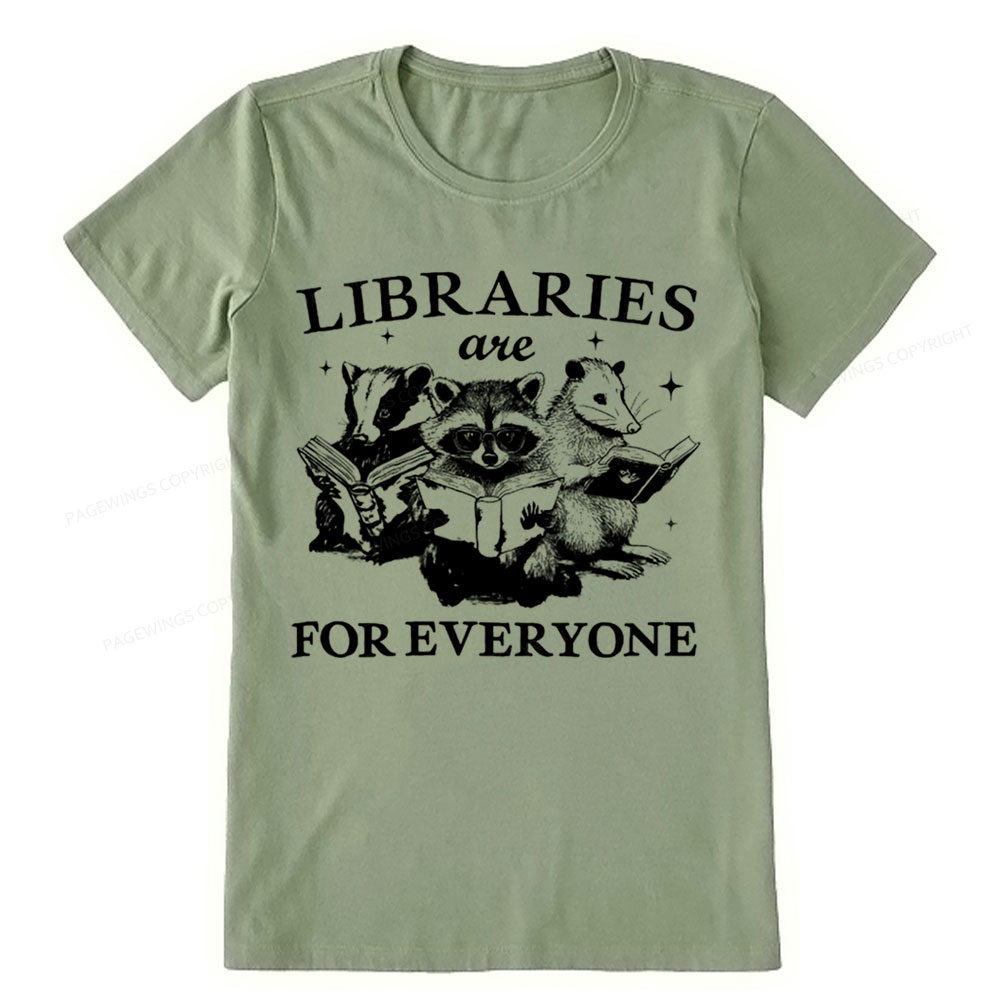 Pagewings Libraries Are For Everyone Unisex Classic T-shirt