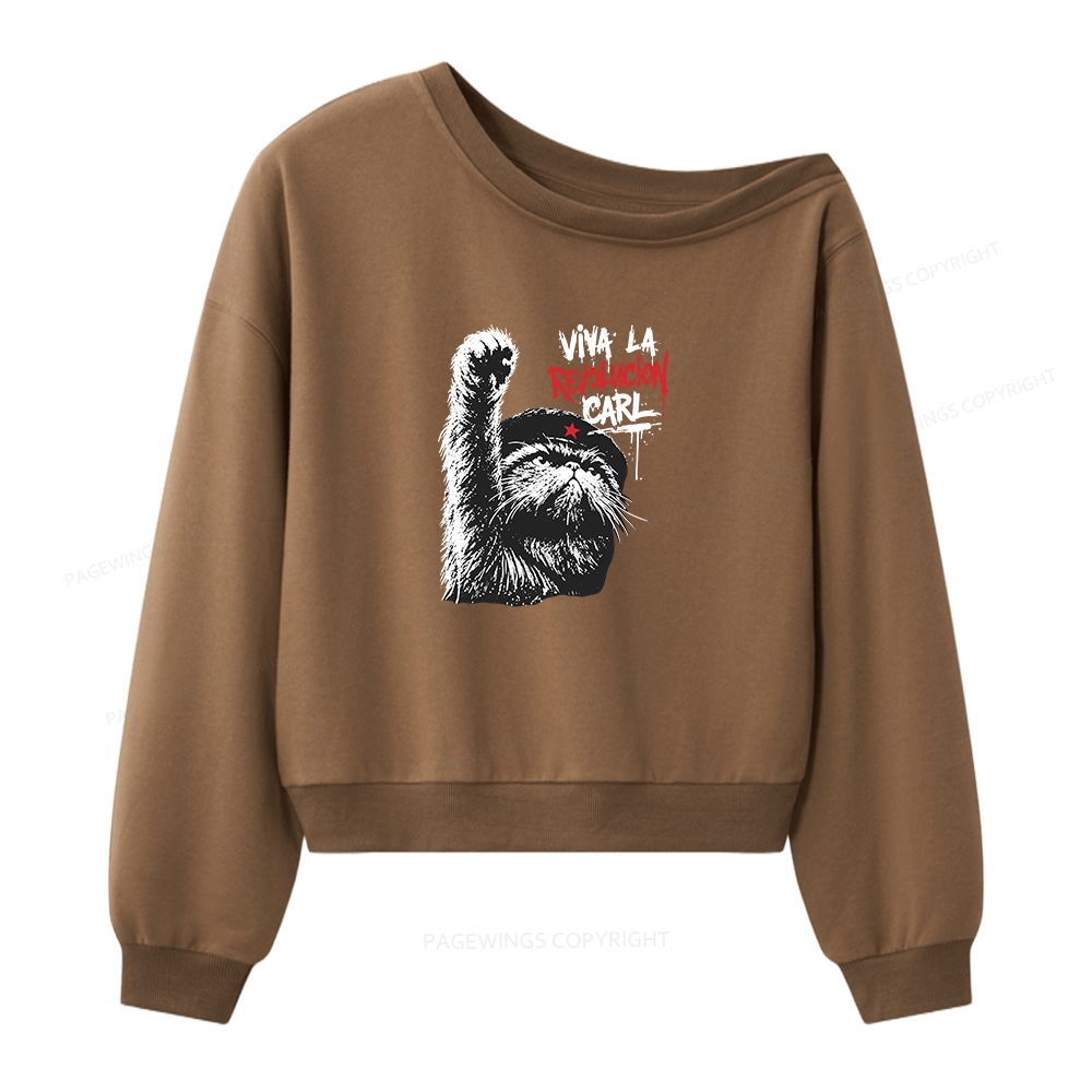 Pagewings Sci Fi Lover Women Off Shoulder Sweatshirt
