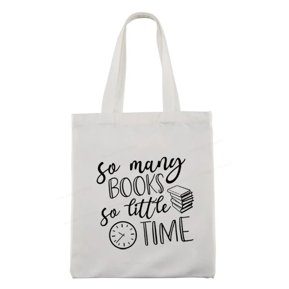 Pagewings So Many Books So Little Time Tote Bag