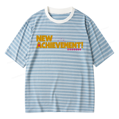 Pagewings New Achievement Unisex Striped T-Shirt