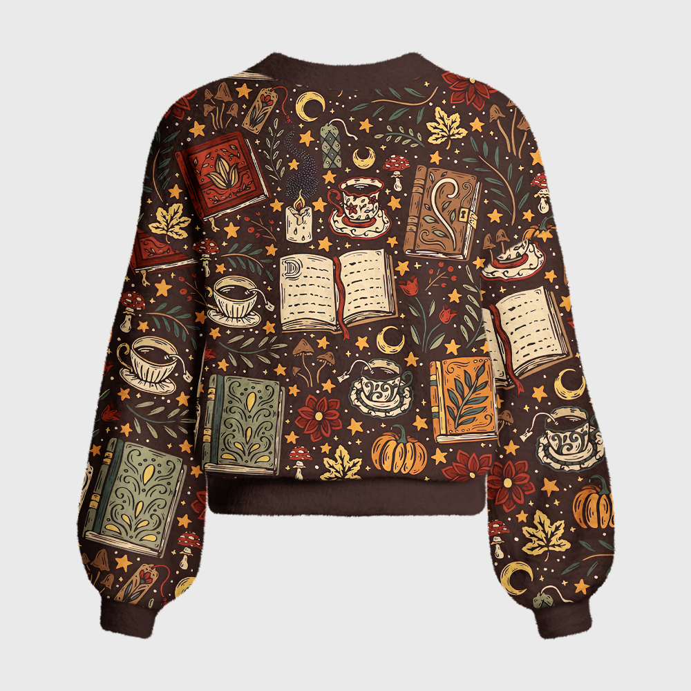 Pagewings Bookish Vibe Women's Cardigan Sweater