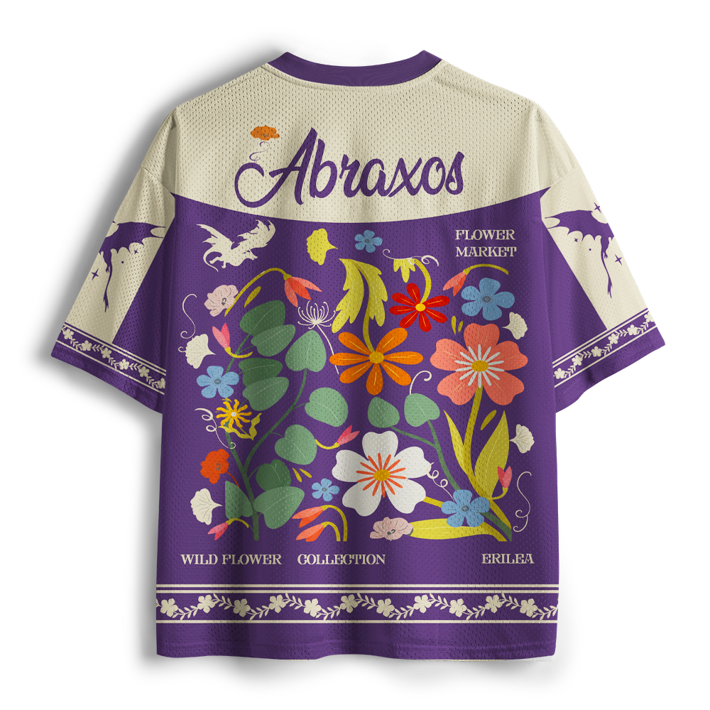 Pagewings Fantasy Novel Lovers Unisex Mesh Jersey