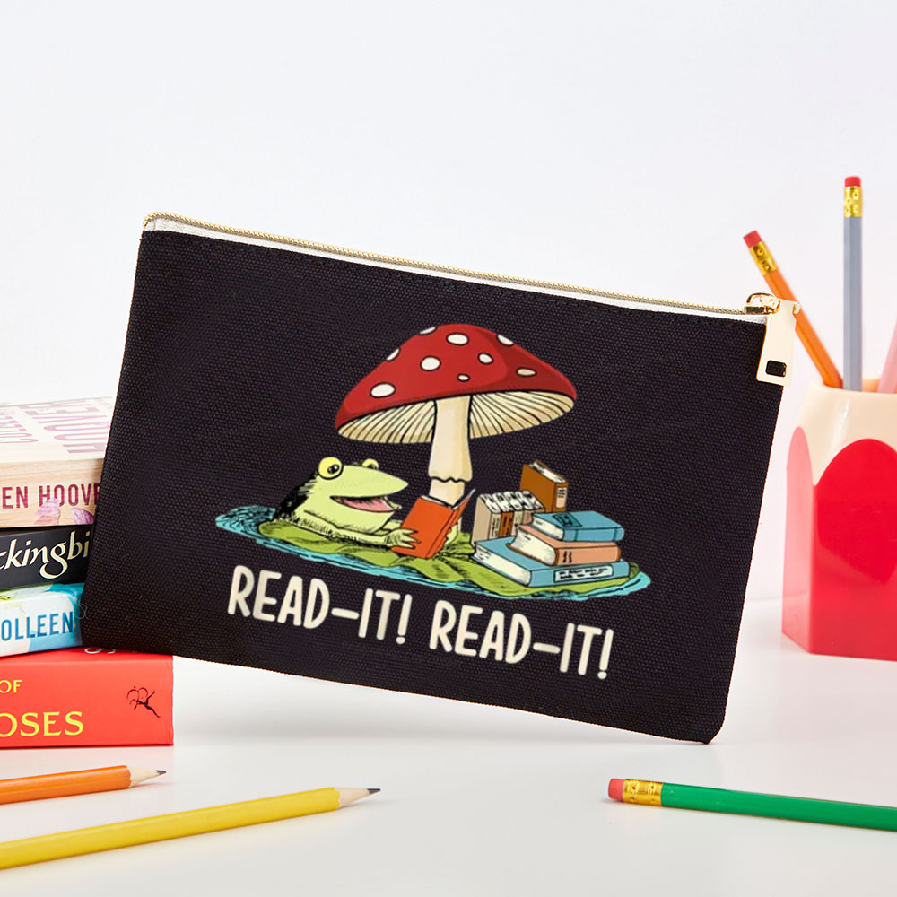 Pagewings Mushroom Read it Book Pouch