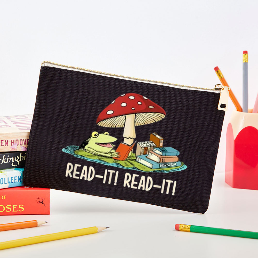 Pagewings Mushroom Read it Book Pouch