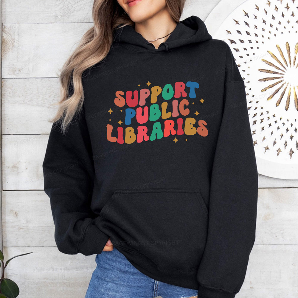 Pagewings Public Library Unisex Classic Hoodie