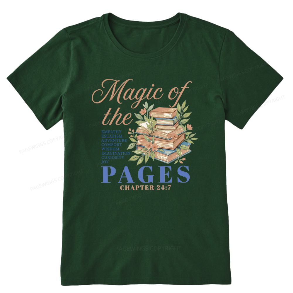 Pagewings Magic Of The Pages Bookish Unisex Classic T-shirt