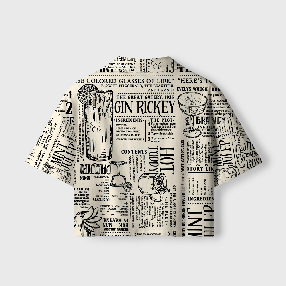 Pagewings Literature Lover Camp Collar Women's Camp Shirt
