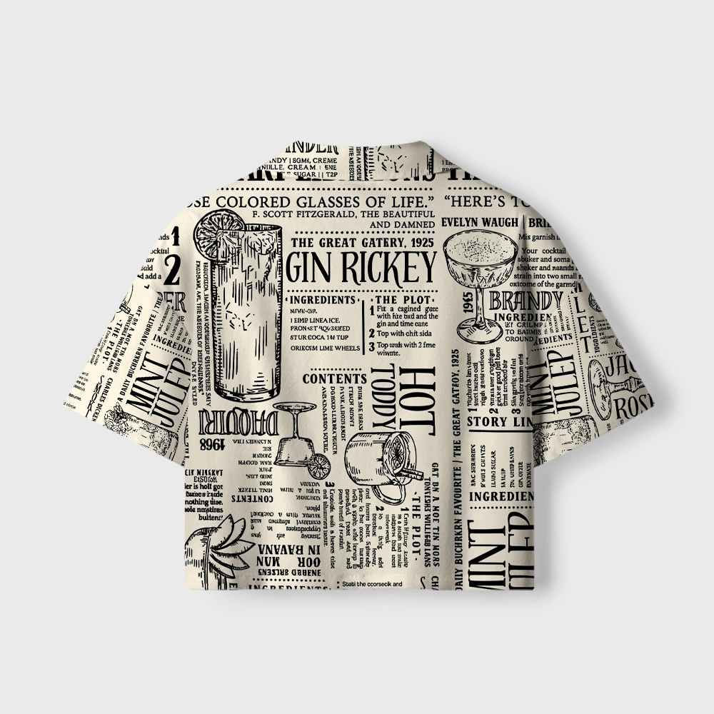Pagewings Literature Lover Camp Collar Women's Camp Shirt