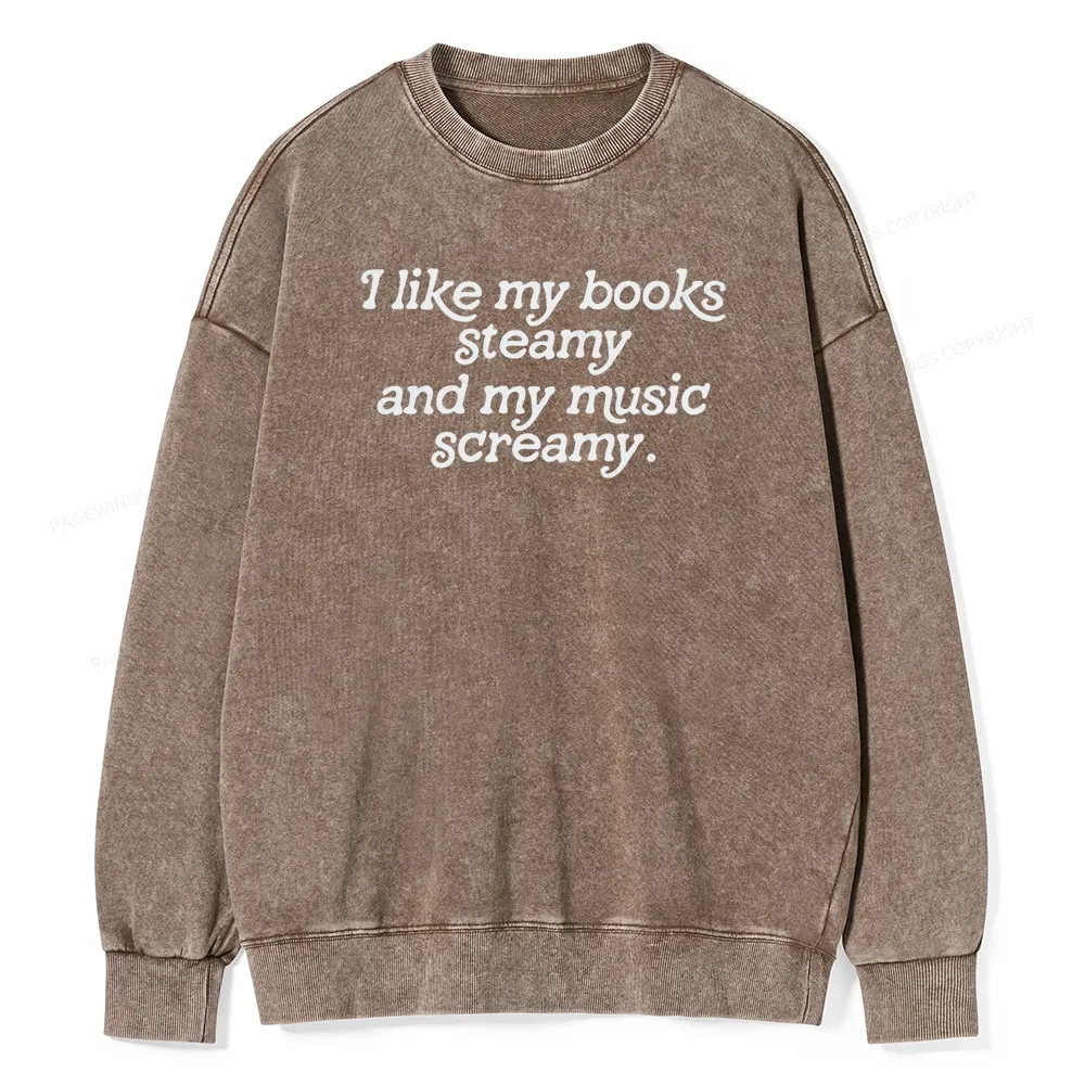 Pagewings  The Cozy Bookish Apparel You Can Dress Unisex Washed Sweatshirt