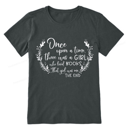 Pagewings There Was A Girl Who Loved Books Unisex Classic T-shirt