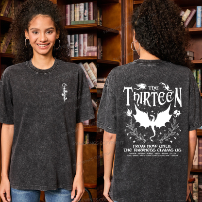 Pagewings The Thirteen Unisex Washed T-shirt