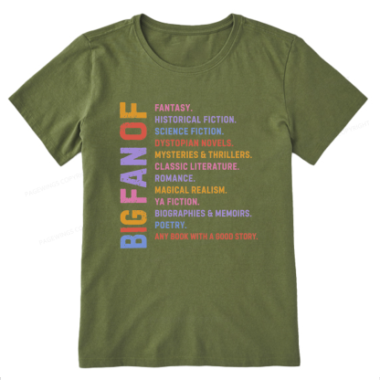 Pagewings Big Fan of Books Unisex Classic T-shirt