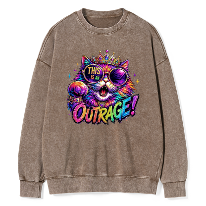 Pagewings Sci-Fi Book Lover Unisex Washed Sweatshirt