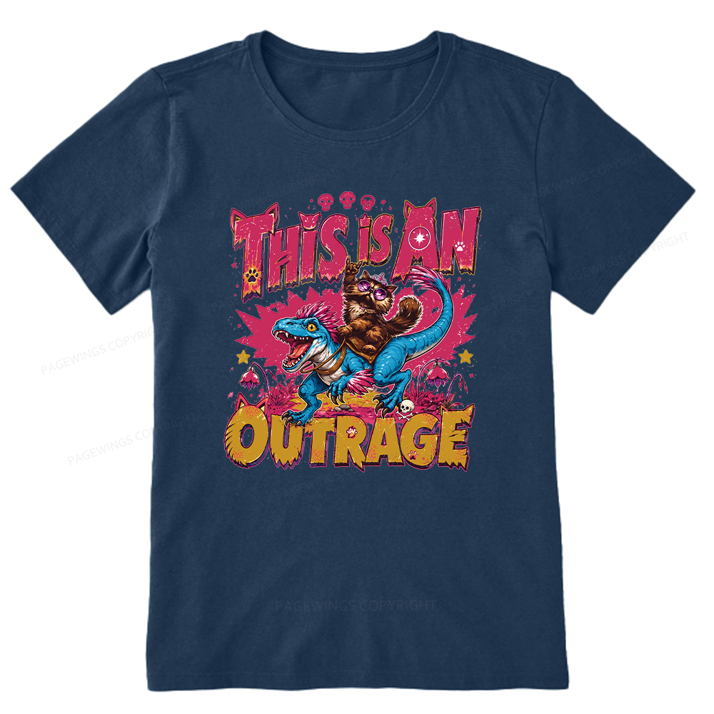 Pagewings Science Fiction Cat Unisex Classic T-shirt
