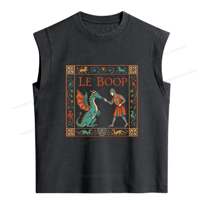 Pagewings Le Boop Women's Washed Tank Top