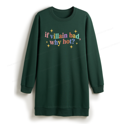 Pagewings Dark Romance Reader Sweatshirt Dress
