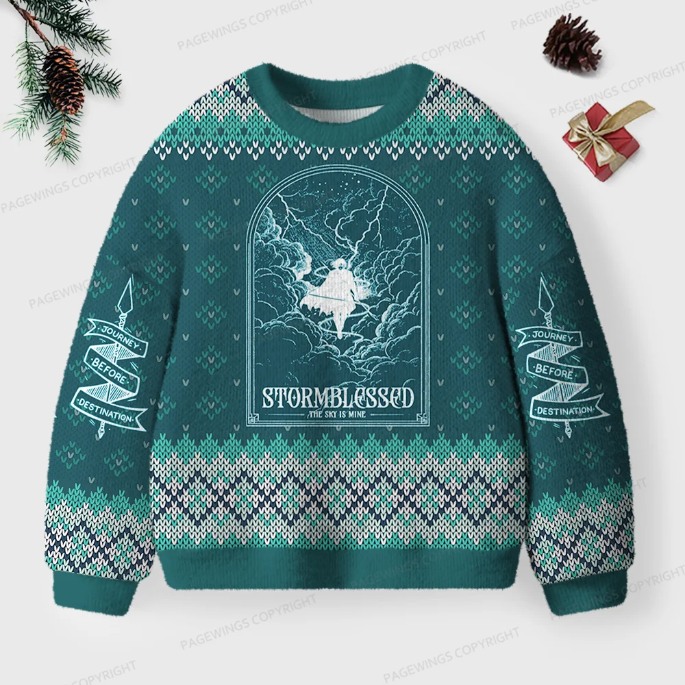 Pagewings Stormblessed Unisex Ugly Knit Sweatshirt