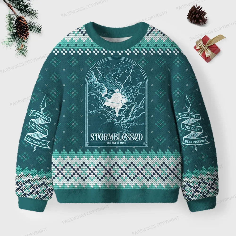 Pagewings Stormblessed Unisex Ugly Knit Sweatshirt