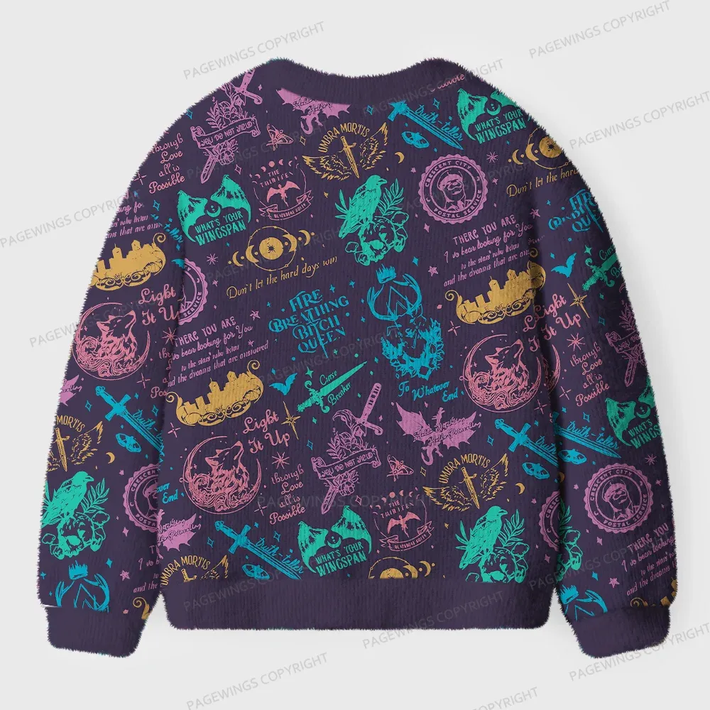 Pagewings Fantasy Unisex Ugly Cardigan Sweaters