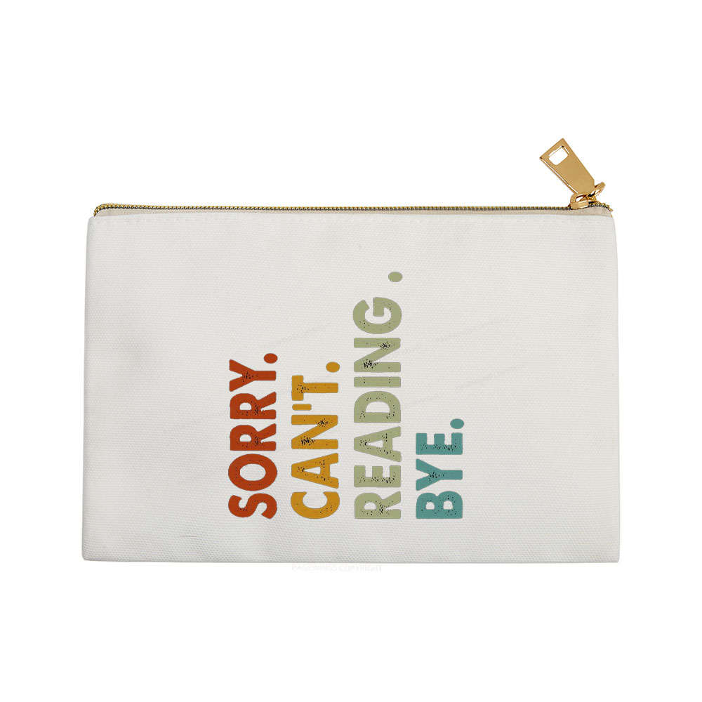 Pagewings Sorry Can't Reading Bye Pouch