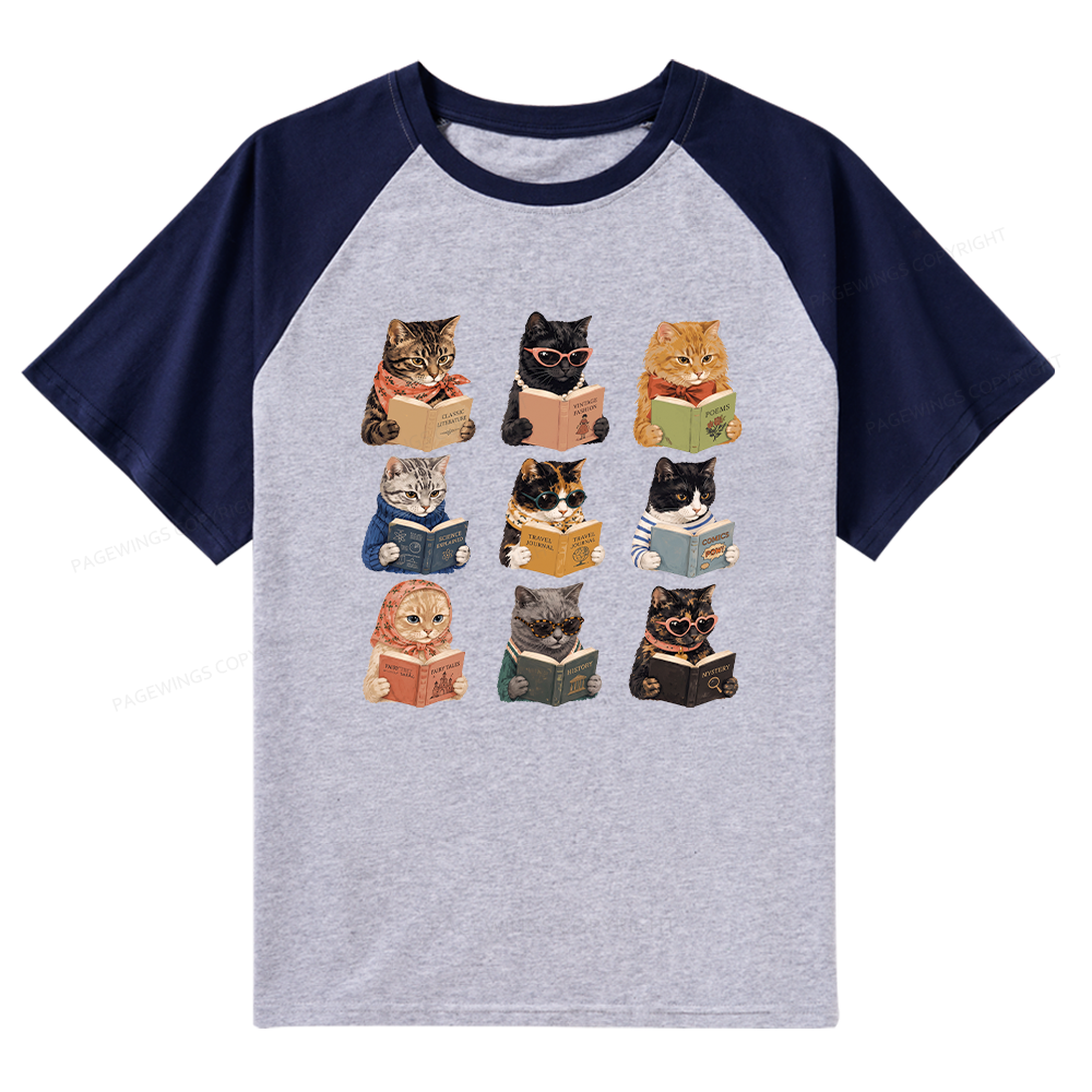 Pagewings Fashion Book Lover Raglan T-shirt
