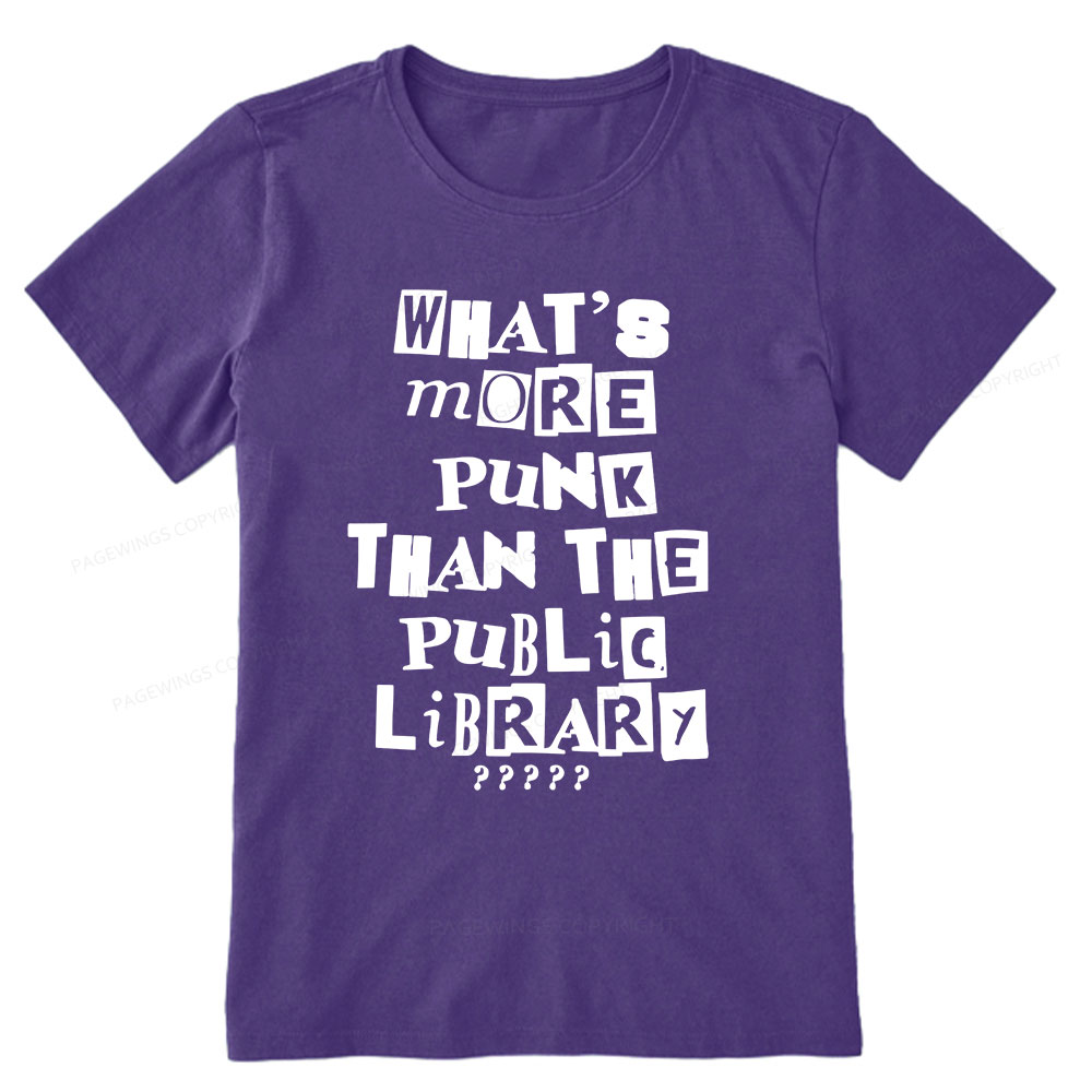 Pagewing What’s More Punk Than The Library Unisex Classic T-shirt