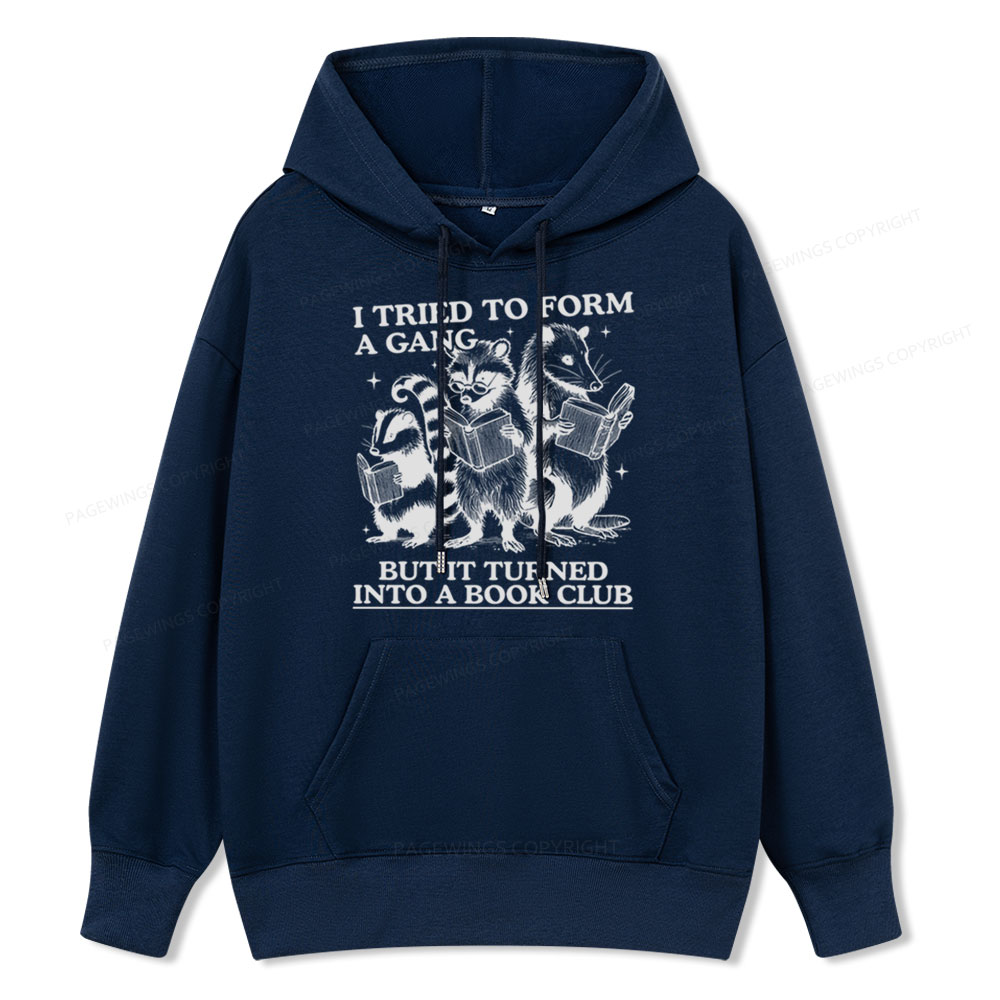 Pagewings A Gang Turn Into A Book Club Unisex Classic Hoodie