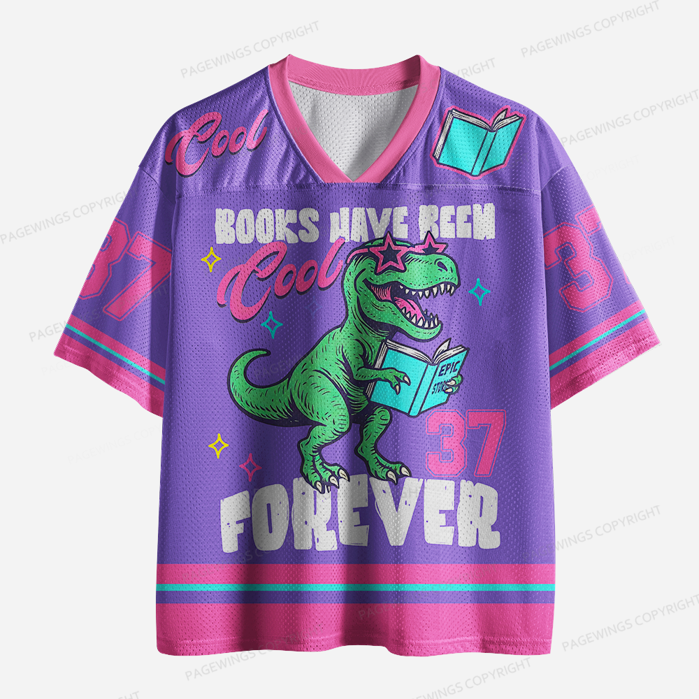 Pagewings Books Have Been Cool Forever Unisex Mesh Jersey